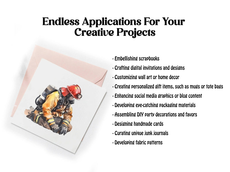 Firefighter Clipart - CraftNest