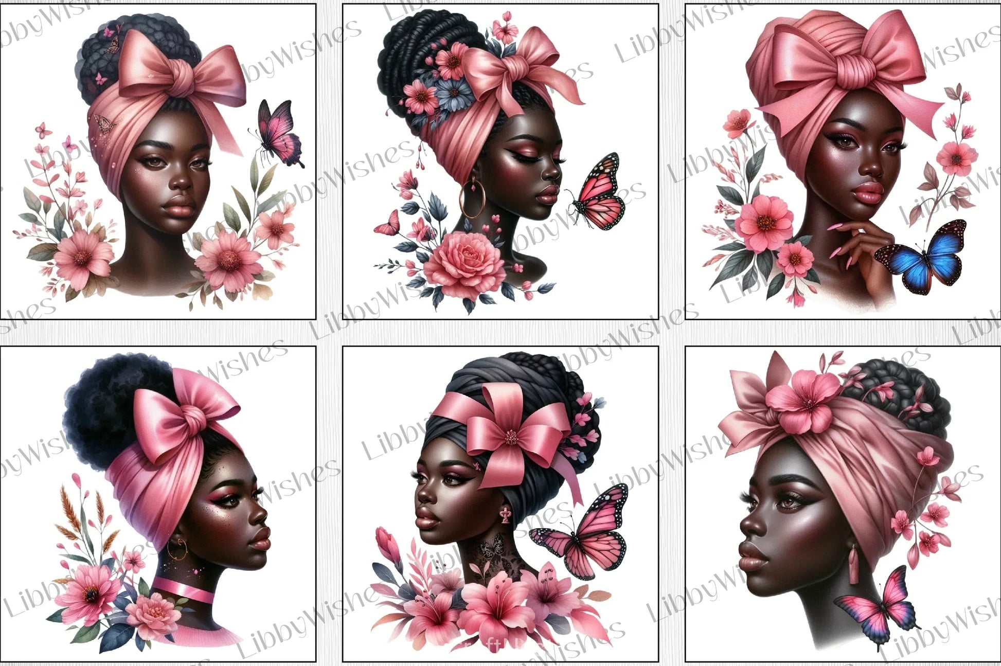 Black Girl Graphics Clipart Bundle - CraftNest - Digital Crafting and Art