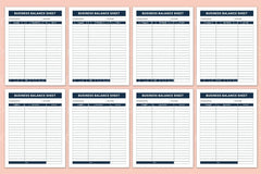Business Balance Sheet Overview - CraftNest - Digital Crafting and Art