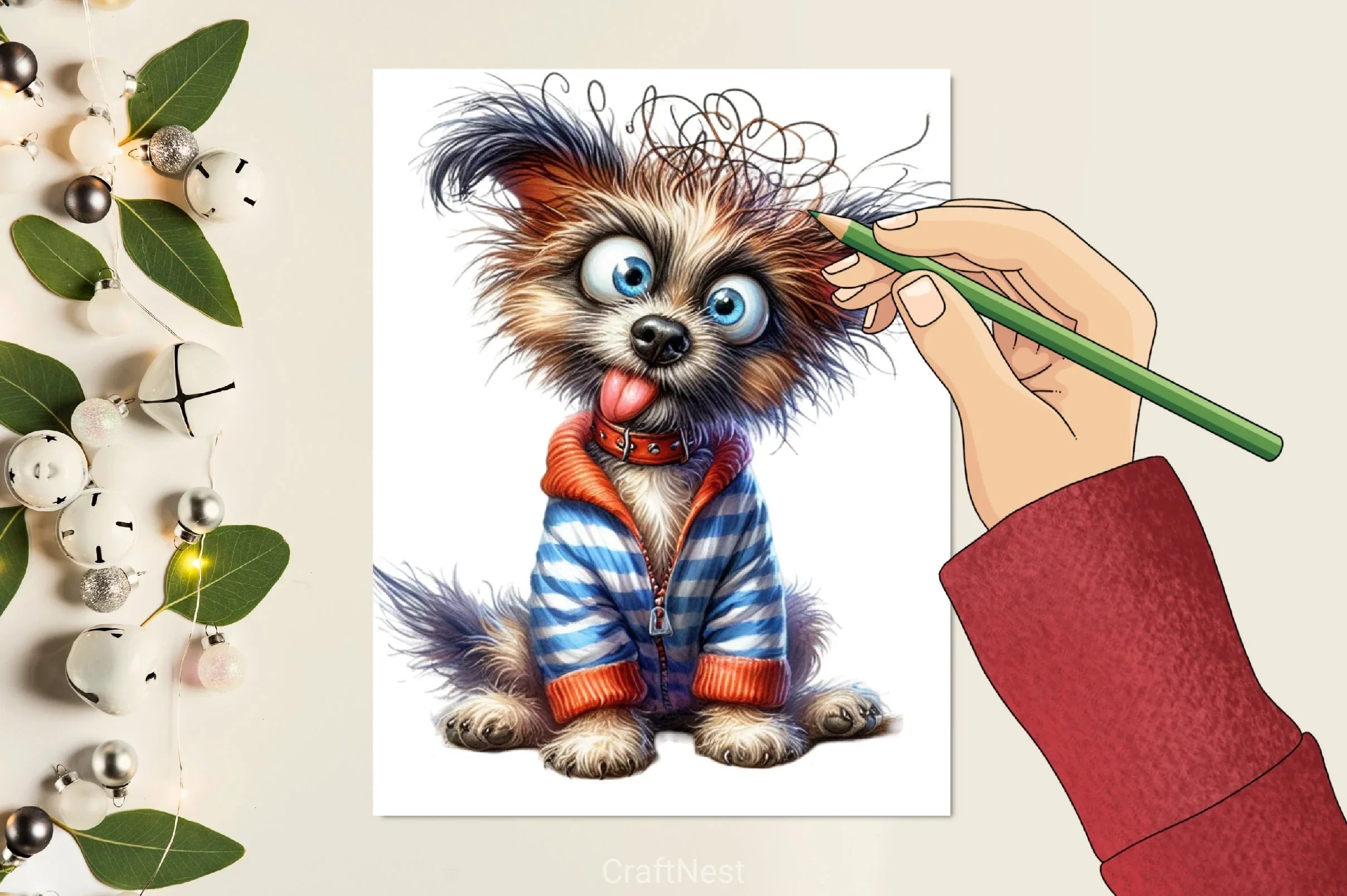 Funny Crazy Dog Clipart Bundle - CraftNest - Digital Crafting and Art