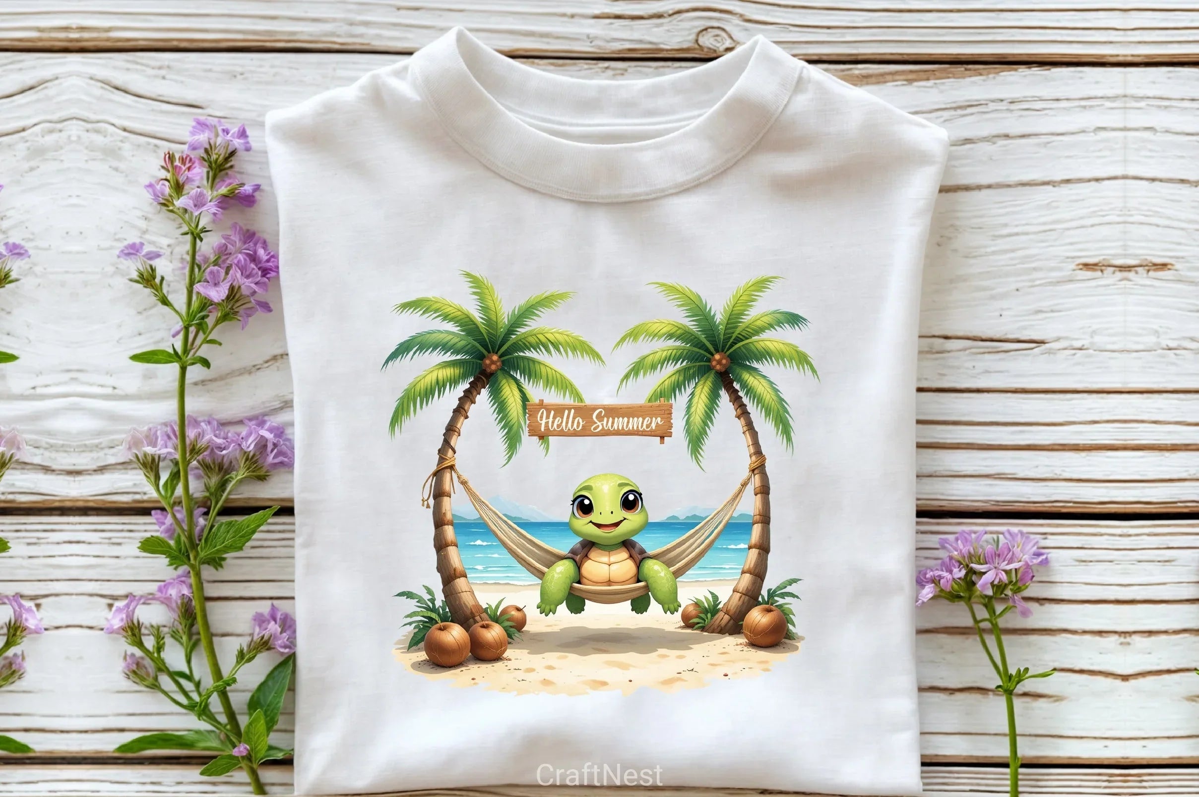 Summer Turtle Clipart Bundle - CraftNest - Digital Crafting and Art