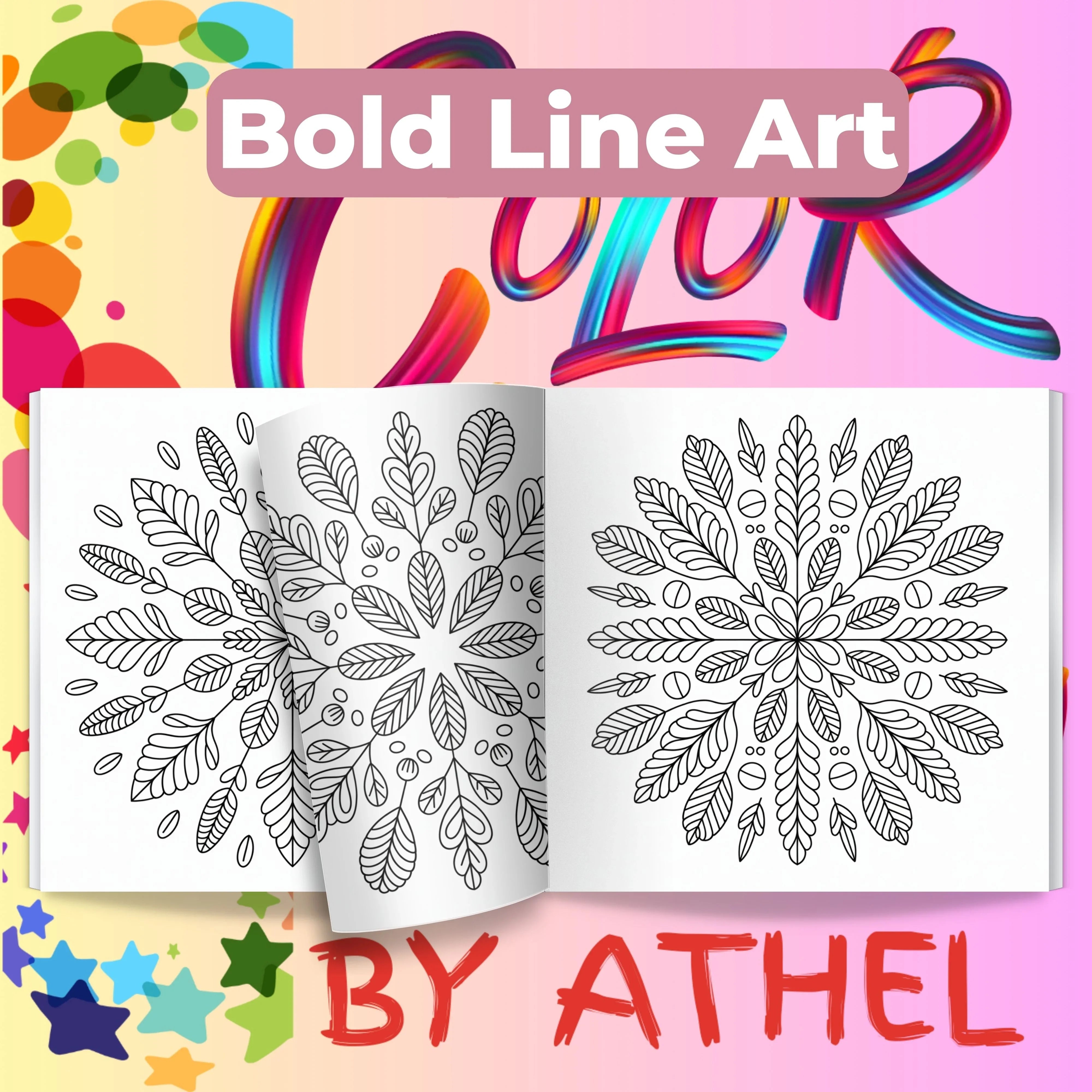 Whimsical Autumn Mandalas Coloring Book Bundle - CraftNest - Digital Crafting and Art