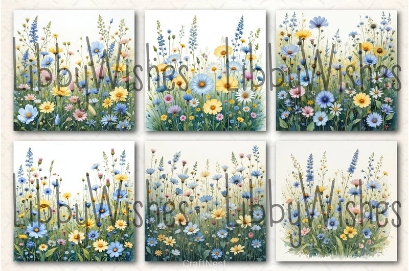 Spring Flower Clipart Bundle 3 - CraftNest - Digital Crafting and Art