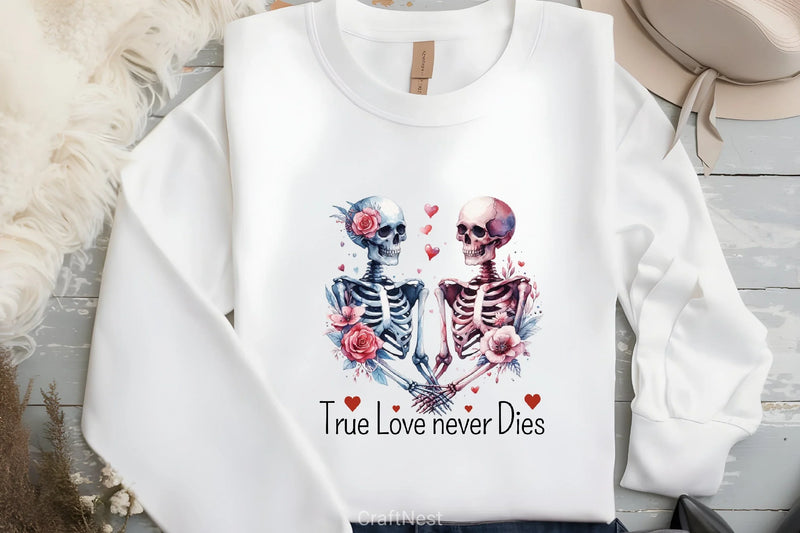 Skeleton Valentine's Day Clipart Bundle 5 - CraftNest - Digital Crafting and Art