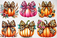 Pumpkin Bow Clipart Bundle - CraftNest - Digital Crafting and Art
