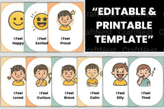 Emotion Cards for Kids: Enhance Emotional Intelligence - CraftNest - Digital Crafting and Art