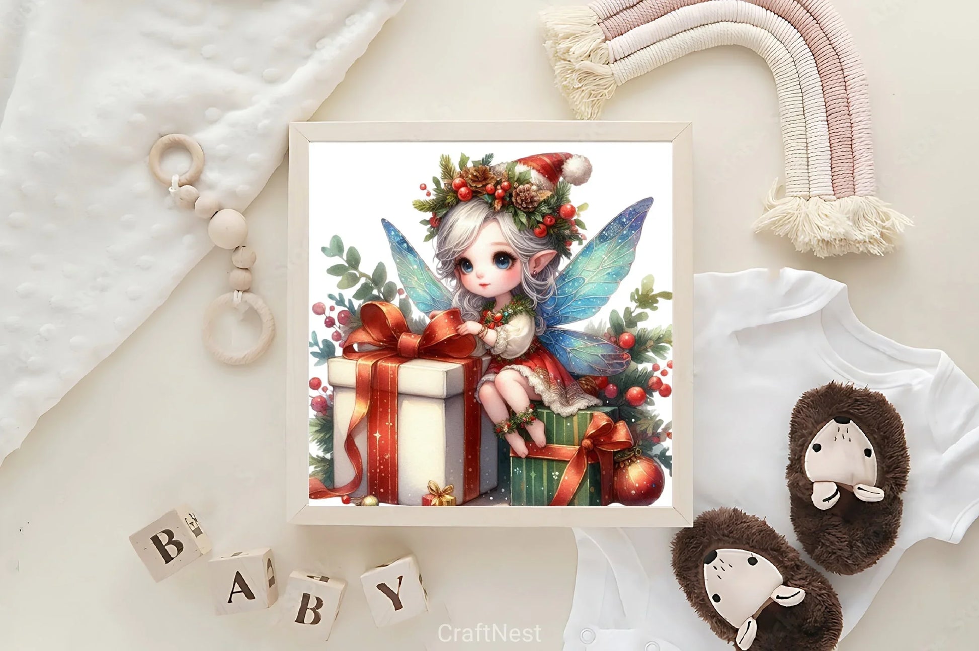 Christmas Fairy Clipart Bundle 4 - CraftNest - Digital Crafting and Art