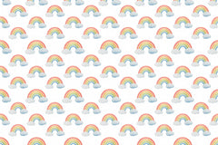 Rainbow Clouds Seamless Papers - CraftNest - Digital Crafting and Art
