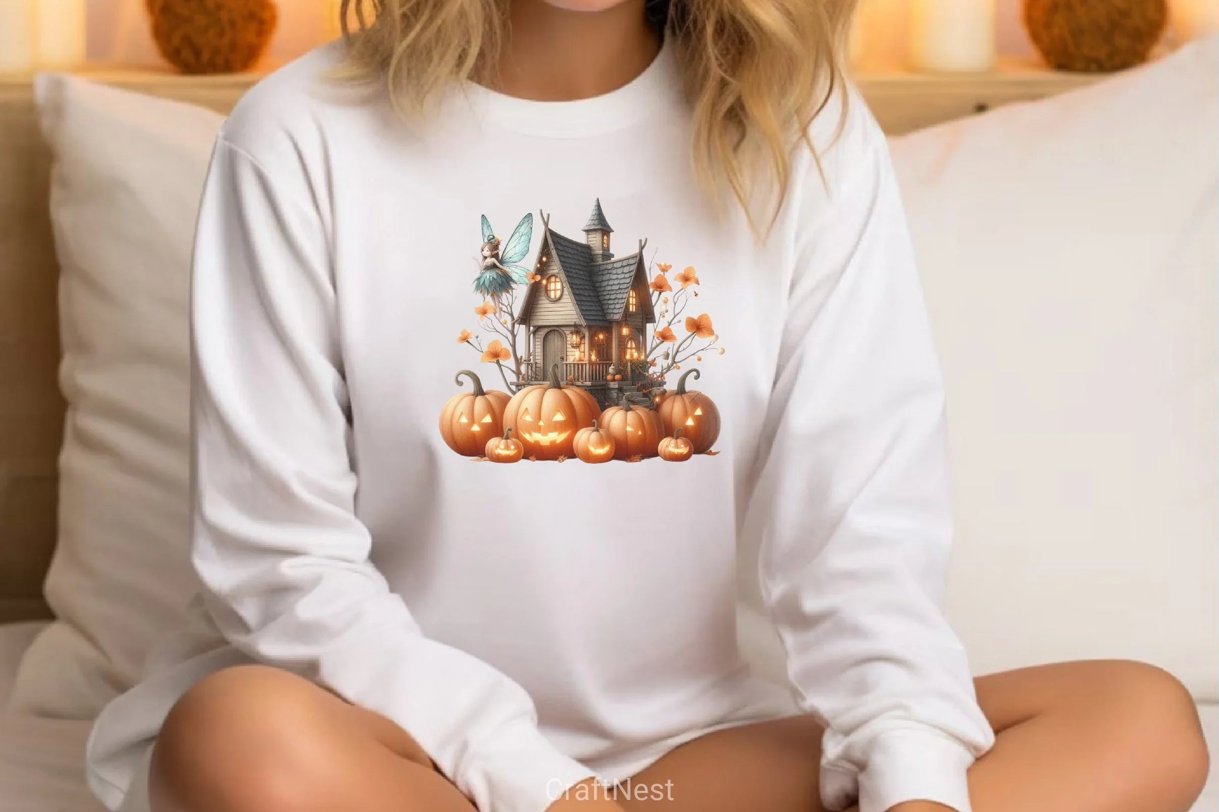 Fairy Pumpkin House Clipart Bundle - CraftNest - Digital Crafting and Art