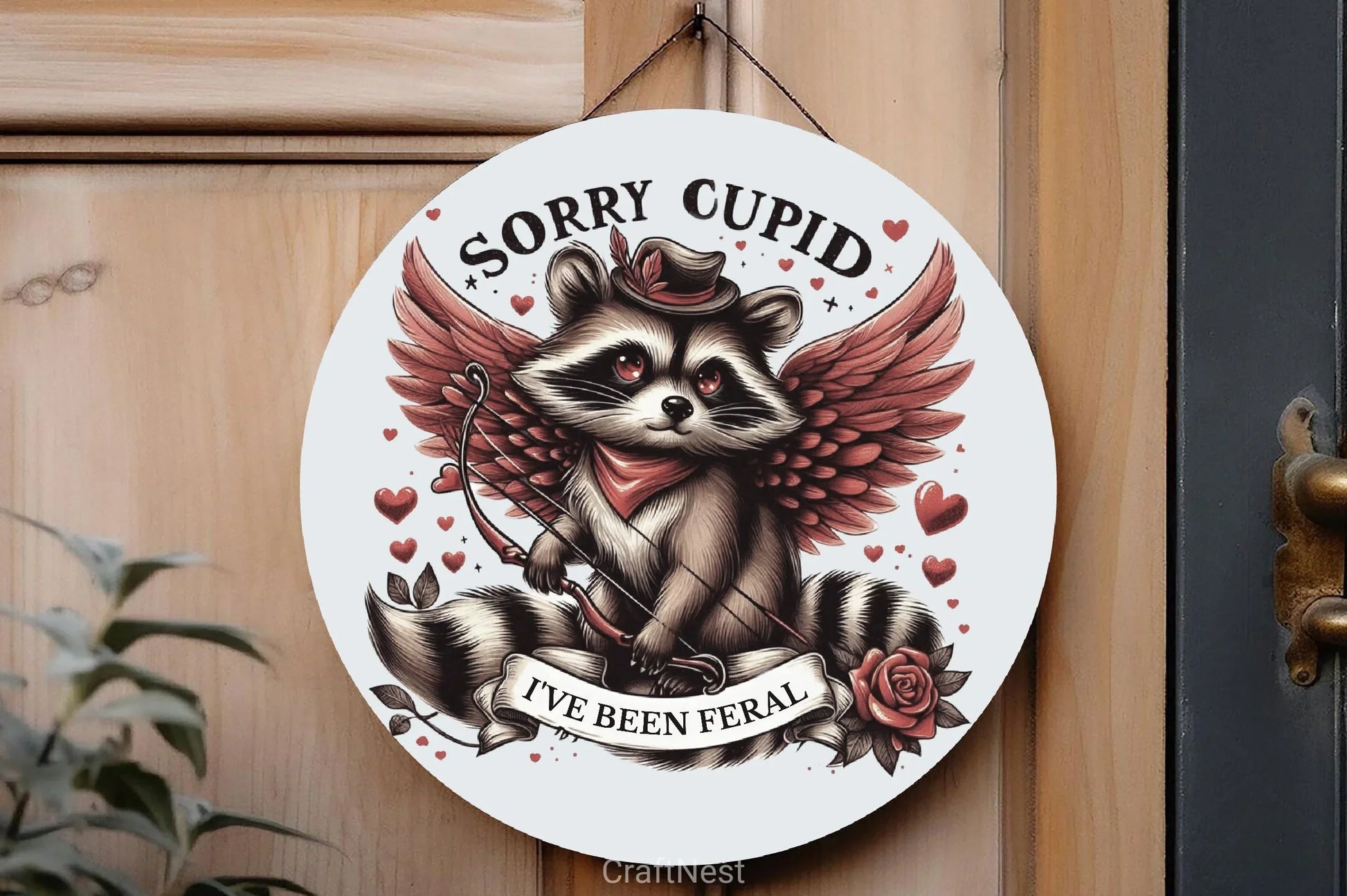 Valentine's Day Cupid Raccoon Clipart Bundle 2 - CraftNest - Digital Crafting and Art
