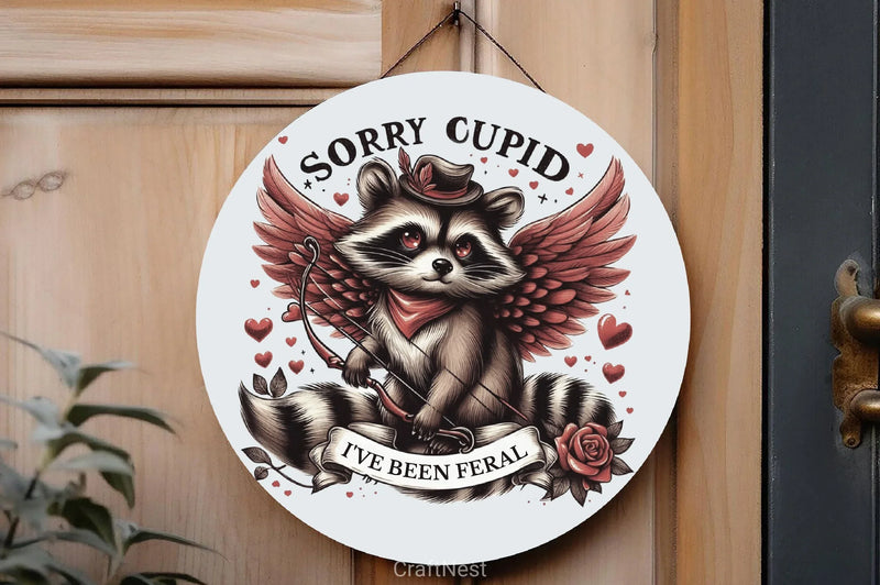 Valentine's Day Cupid Raccoon Clipart Bundle 2 - CraftNest - Digital Crafting and Art