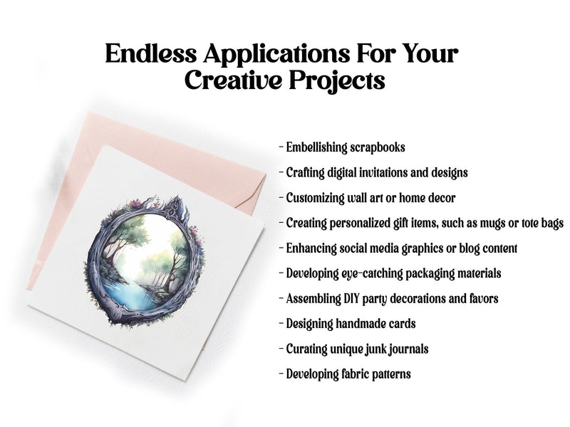 Enchanted Mirror Clipart - CraftNest