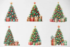 Christmas Tree Clipart Bundle 8 - CraftNest - Digital Crafting and Art