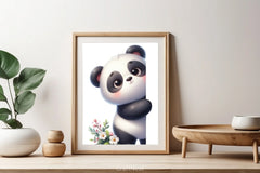 Panda Peeking Clipart Bundle - CraftNest - Digital Crafting and Art