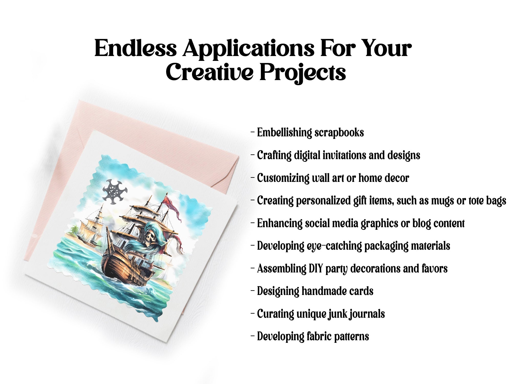 Pirate Birthday Clipart - CraftNest