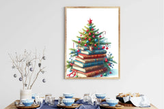 Christmas Books Tree Clipart Bundle - CraftNest - Digital Crafting and Art