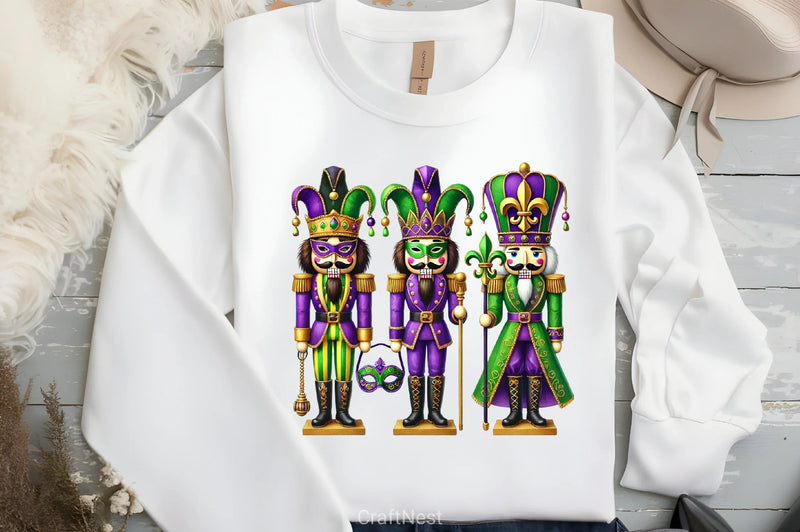 Nutcracker Mardi Gras Clipart Bundle - CraftNest - Digital Crafting and Art