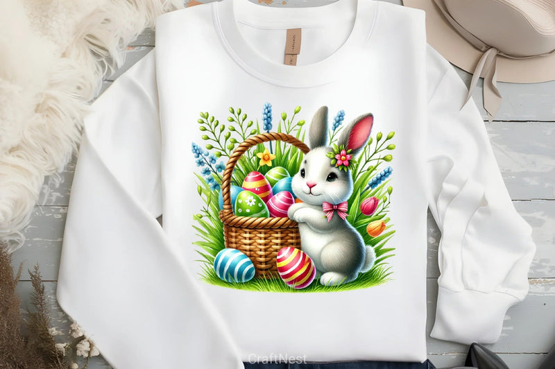 Easter Bunny Clipart Bundle 32 - CraftNest - Digital Crafting and Art