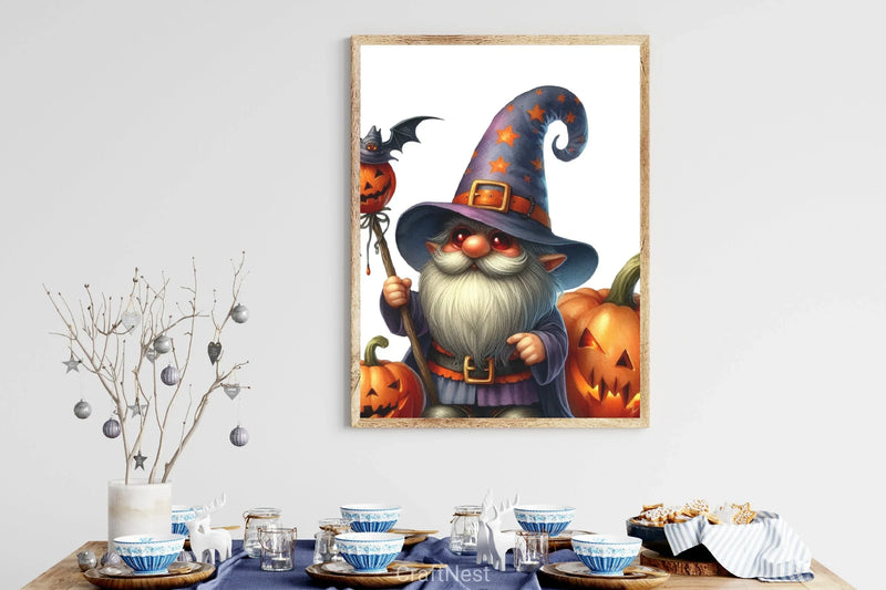 Halloween Gnome Clipart Bundle - CraftNest - Digital Crafting and Art