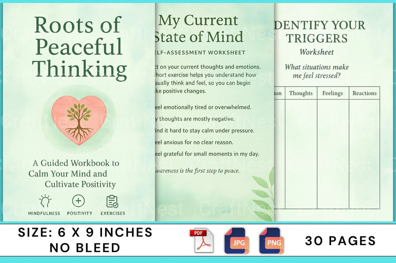 Roots of Peaceful Thinking - CraftNest - Digital Crafting and Art