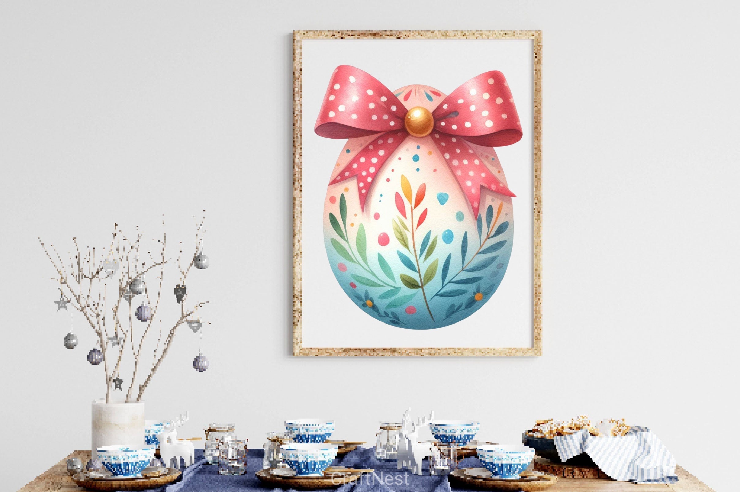 Easter Eggs Clipart Bundle 3