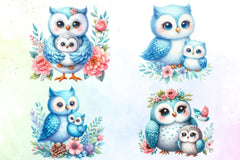 Mother's Day Owl Clipart Bundle - CraftNest - Digital Crafting and Art