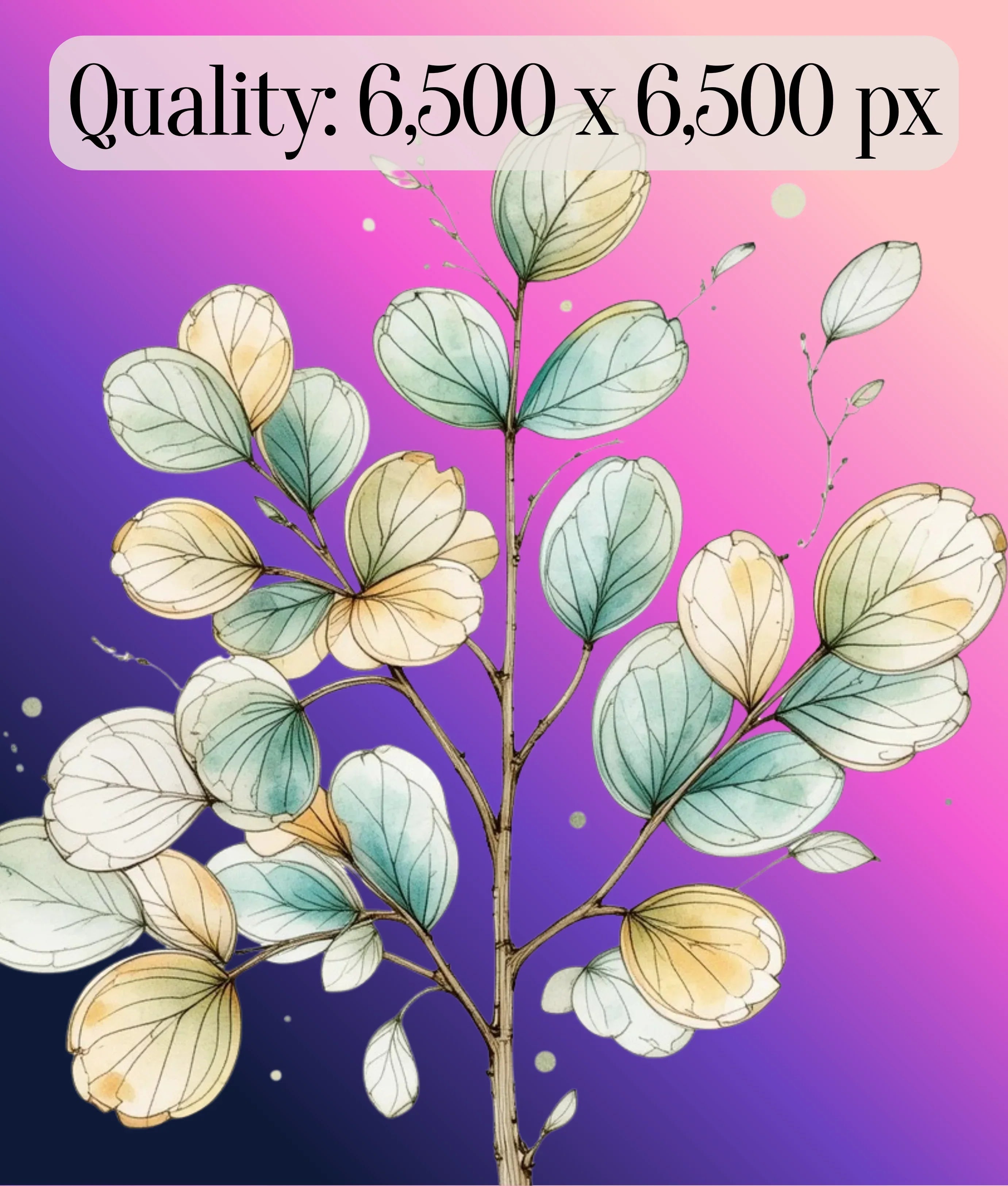 Japandi Botanical Clipart Bundle - CraftNest - Digital Crafting and Art