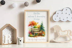 Autumn Scene Clipart Bundle - CraftNest - Digital Crafting and Art