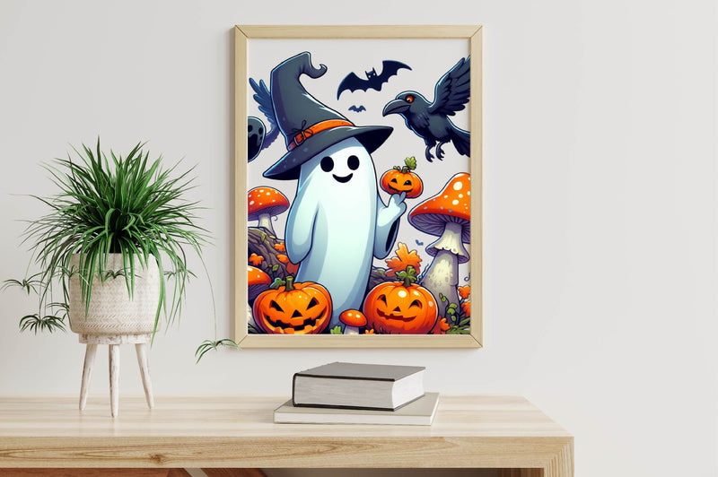 Halloween Cute Ghost Clipart Bundle - CraftNest - Digital Crafting and Art