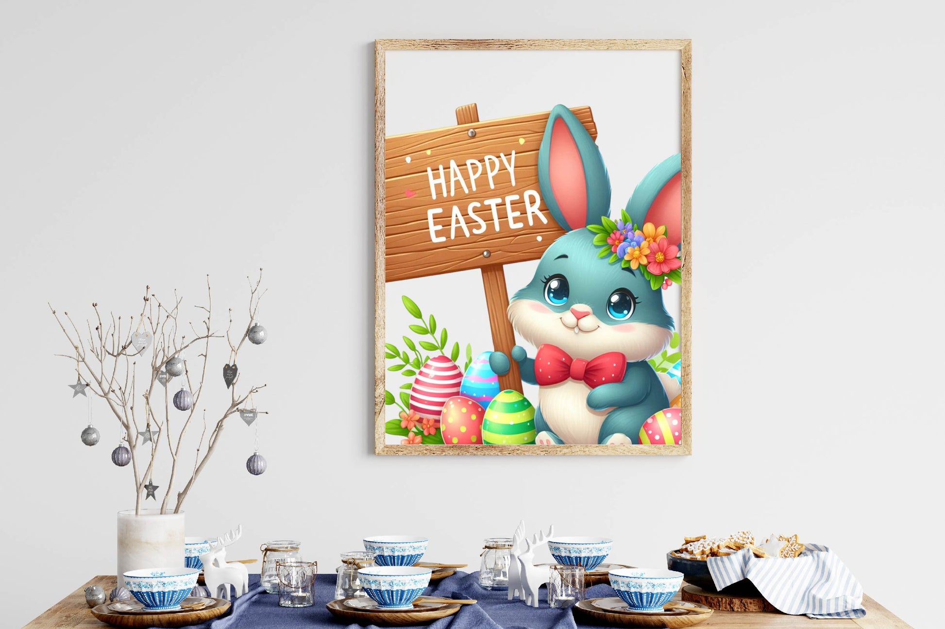 Happy Easter Bunny Sign Clipart Bundle - CraftNest - Digital Crafting and Art