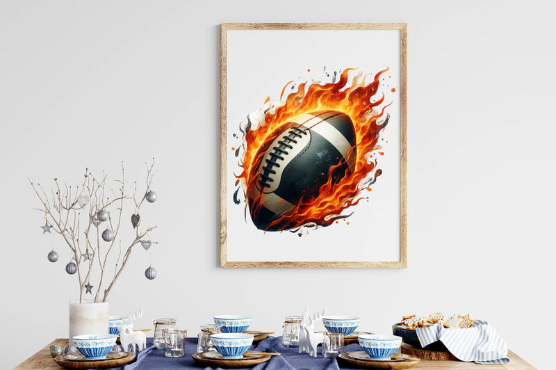 Flaming Soccer Ball Clipart Bundle - CraftNest - Digital Crafting and Art