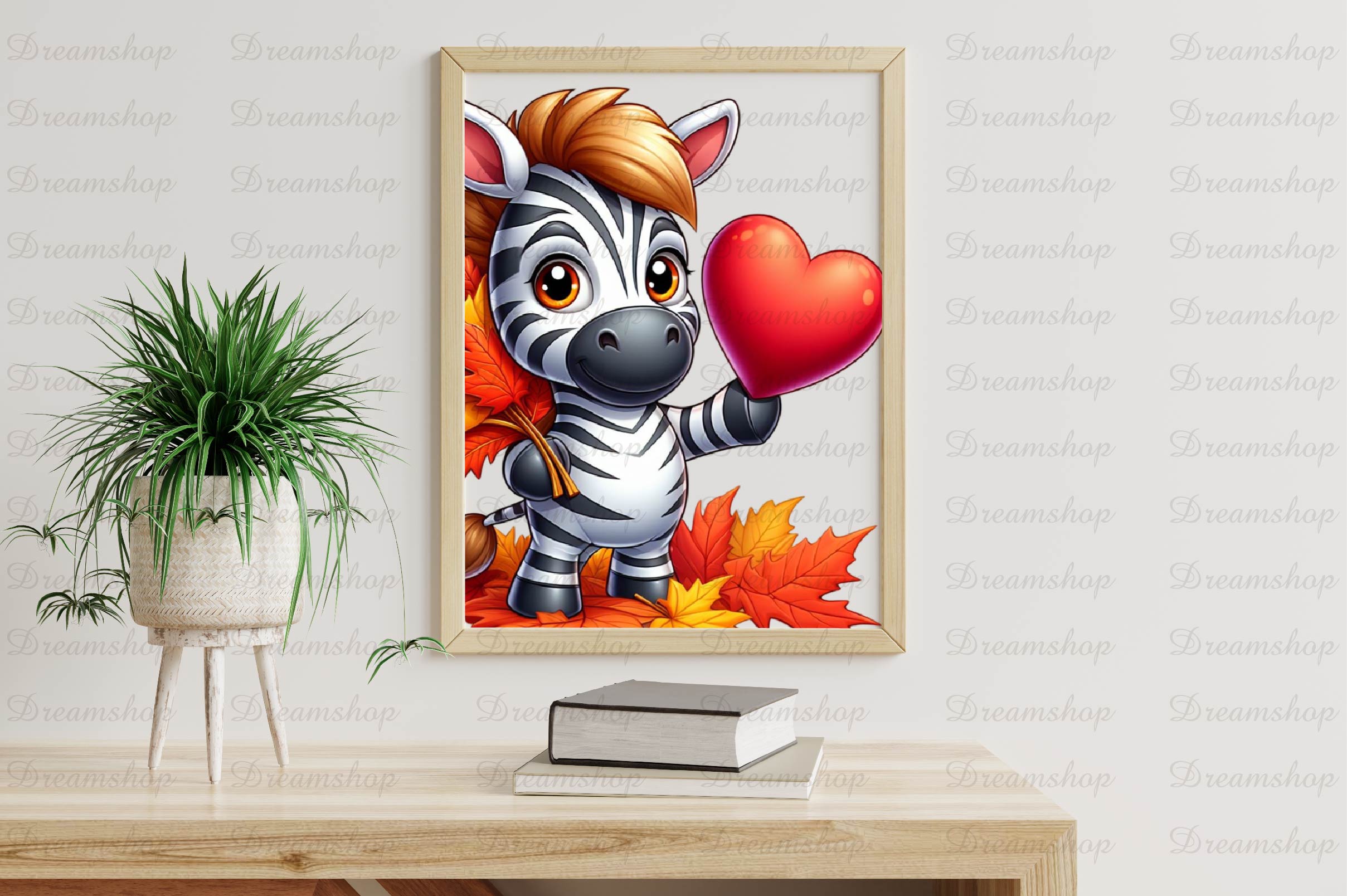 Autumn Cute Zebra Set Clipart Bundle - CraftNest - Digital Crafting and Art