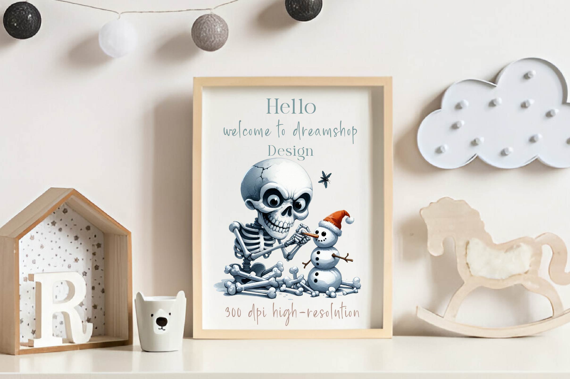 Funny Halloween Skeleton Snowman Clipart Bundle - CraftNest - Digital Crafting and Art