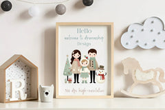 Christmas Family Clipart Bundle - CraftNest - Digital Crafting and Art