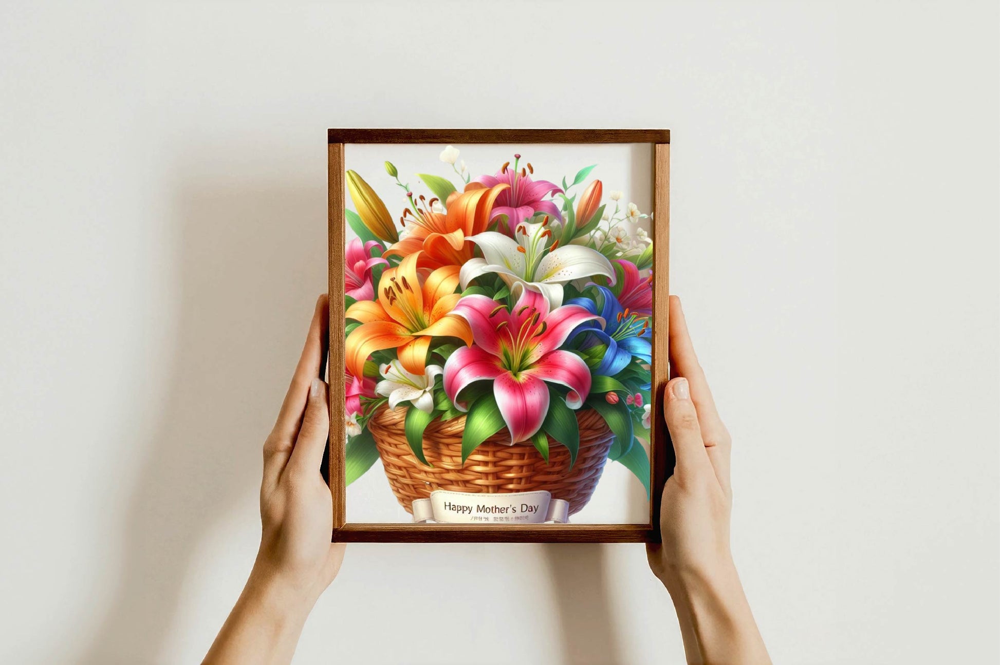 Mother's Day Basket Of Flowers Clipart Bundle - CraftNest - Digital Crafting and Art