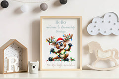 Christmas Deer Clipart Bundle 1 - CraftNest - Digital Crafting and Art