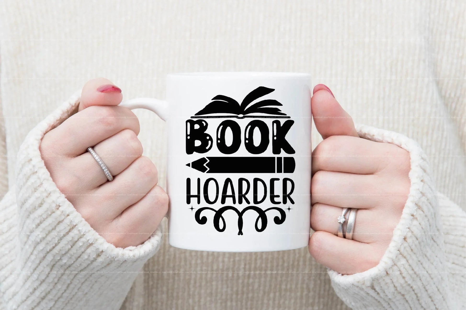 Book Lover SVG Design Bundle - CraftNest - Digital Crafting and Art
