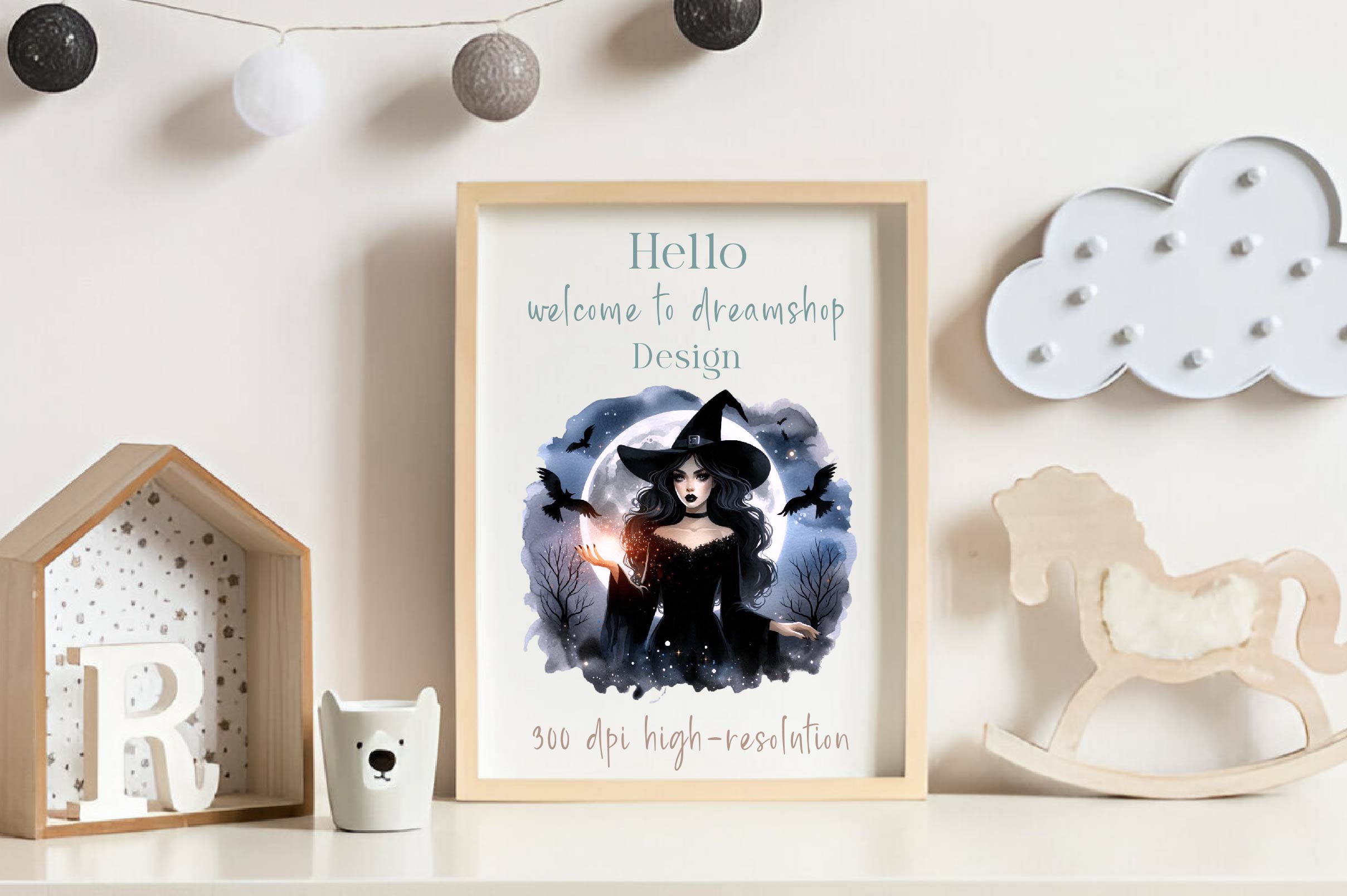 Halloween Mystical Witch Clipart Bundle - CraftNest - Digital Crafting and Art