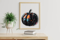 Black Starry Pumpkin Clipart Bundle - CraftNest - Digital Crafting and Art
