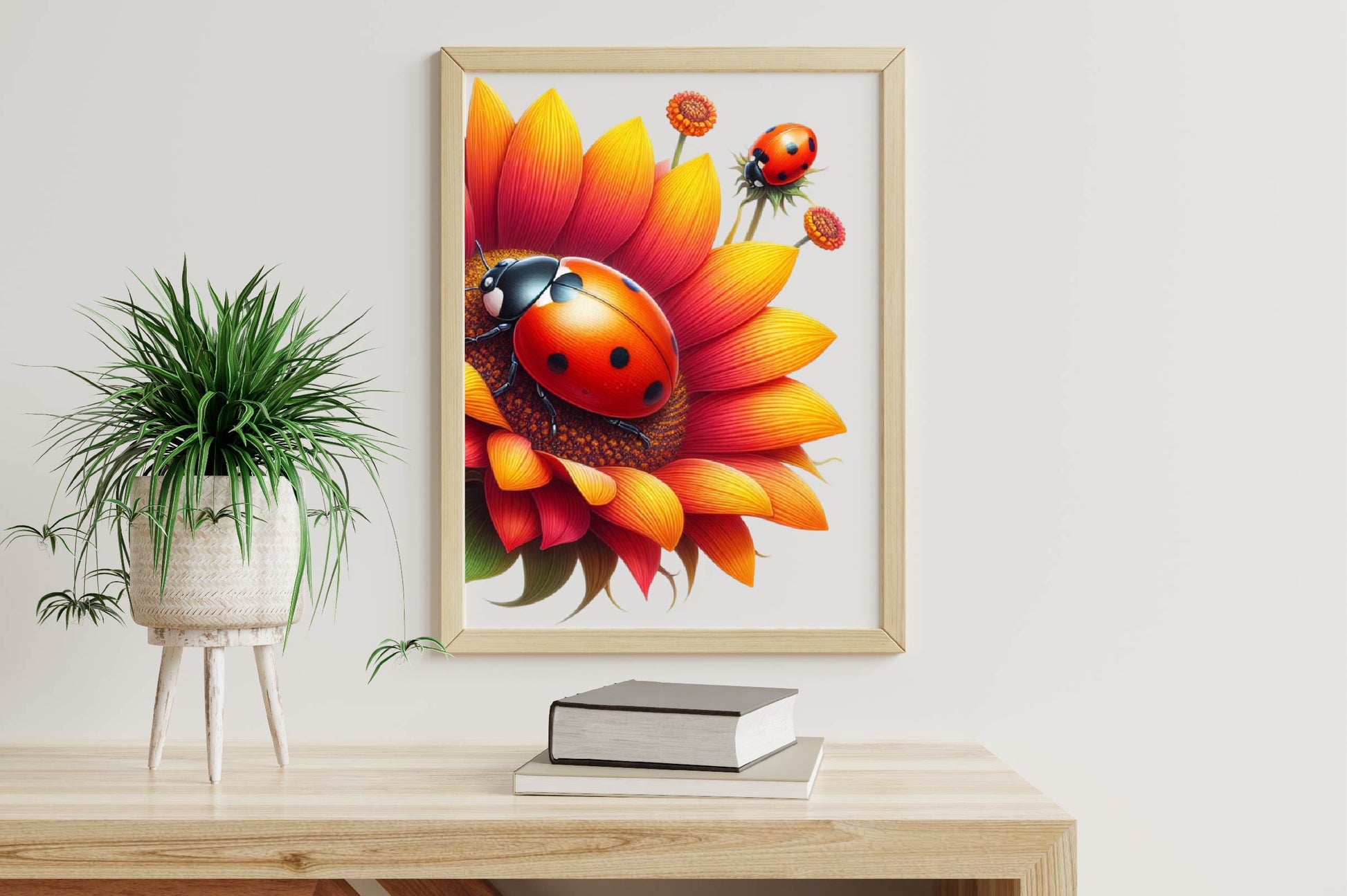 Sunflower & Ladybug Clipart Bundle - CraftNest - Digital Crafting and Art
