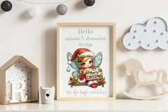 Christmas Fairy Clipart Bundle - CraftNest - Digital Crafting and Art