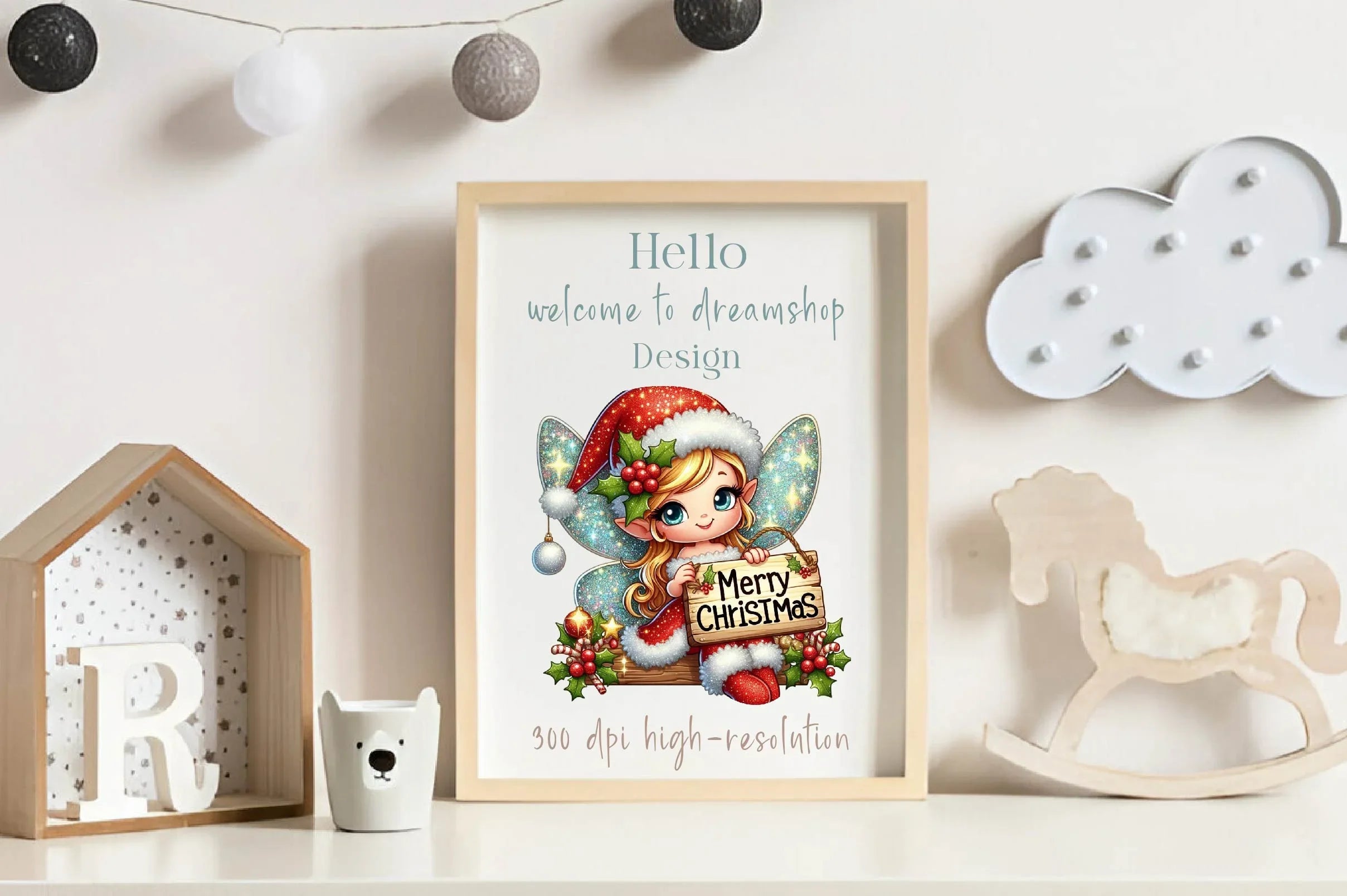Christmas Fairy Clipart Bundle - CraftNest - Digital Crafting and Art