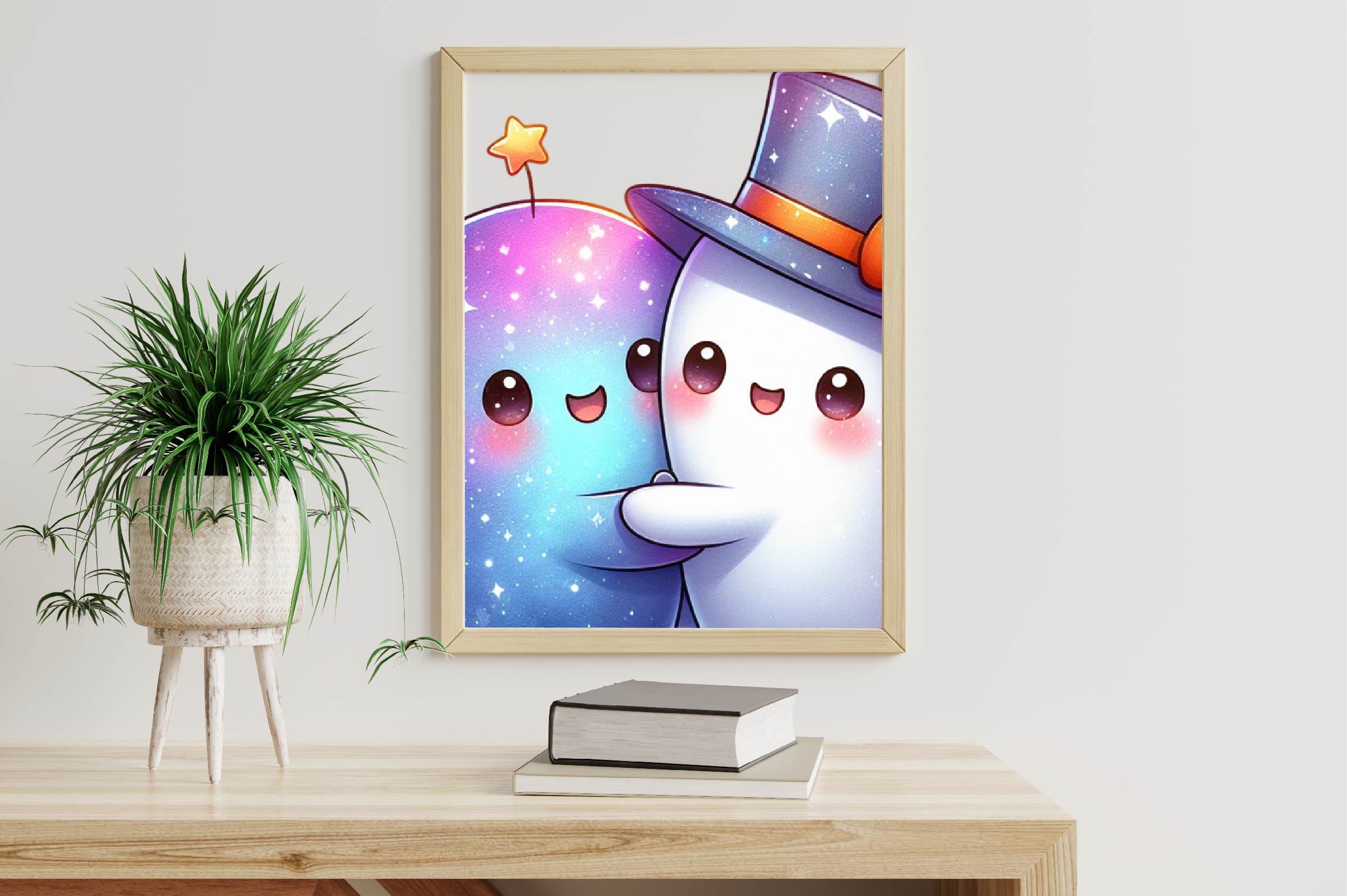 Kawaii Ghost Couple Clipart Bundle - CraftNest - Digital Crafting and Art