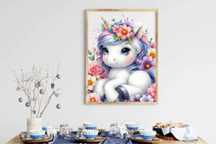 Cute Baby Unicorn Clipart Bundle - CraftNest - Digital Crafting and Art