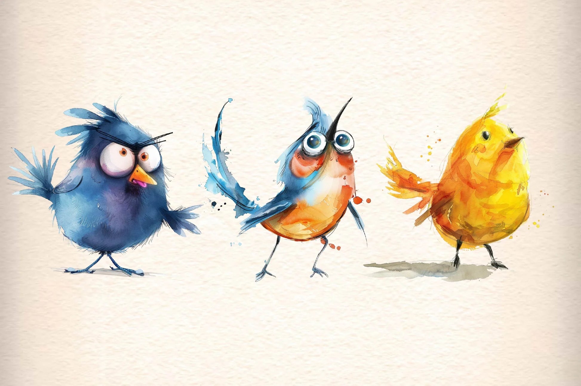 Funny Bird Clipart Bundle - CraftNest - Digital Crafting and Art