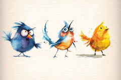 Funny Bird Clipart Bundle - CraftNest - Digital Crafting and Art