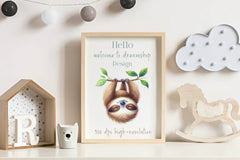 Sleepy Sloth Clipart Bundle - CraftNest - Digital Crafting and Art