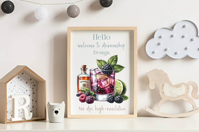 Bramble Glass Clipart Bundle - CraftNest - Digital Crafting and Art