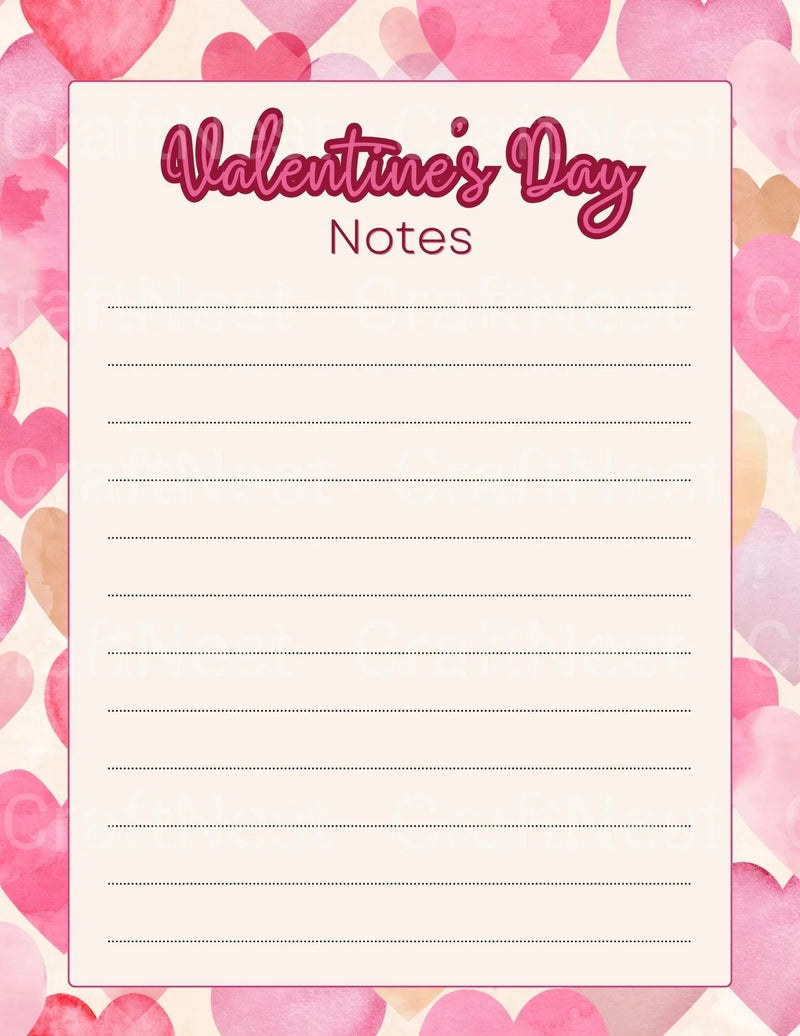 Valentine's Day Coloring Book for Kids - CraftNest - Digital Crafting and Art