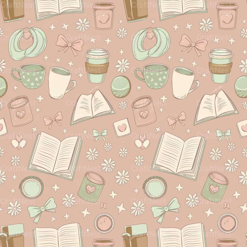 Pink Coffee Texture Papers - CraftNest - Digital Crafting and Art